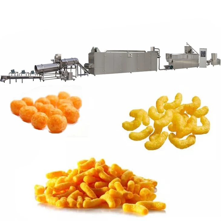Puffed Food Corn Making Machine and Twin Screw Extruder Manufacturer Price