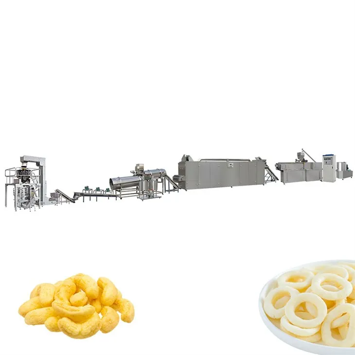 Automatic Crispy Puffed Mini Snack Food Production Line